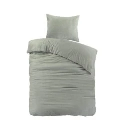 Papillon Dekbedovertrek Brienz Flanel - 140x200/220cm - Groen