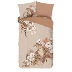 Good Morning Dekbedovertrek "Chevy" - Zand - (140x200/220 Cm)