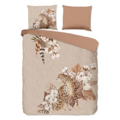 Good Morning Dekbedovertrek "Chevy" - Zand - (200x200/220 Cm)