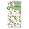 Good Morning Monkey Town Kinderdekbedovertrek Groen -Winkel Voor Premium Beddengoed 1000109499