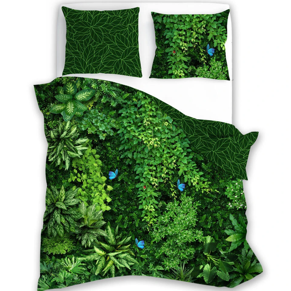 Faro Dekbedovertrek, Garden - Eenpersoons - 140 X 200 Cm - Katoen 3 Faro Dekbedovertrek, Garden - Eenpersoons - 140 X 200 Cm - Katoen