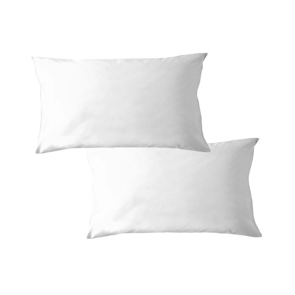 Cinderella - Premium Molton Kussenslopen Met Rits - 40x80 - White - 2 Stuks 3 Cinderella - Premium Molton Kussenslopen Met Rits - 40x80 - White - 2 Stuks