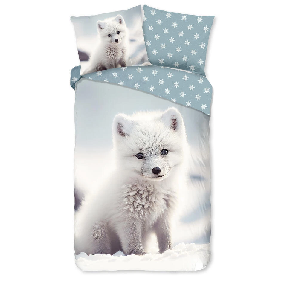 Good Morning Kinderdekbedovertrek "" - Wit - (140x200/220 Cm) - Katoen Flanel 3 Good Morning Kinderdekbedovertrek "" - Wit - (140x200/220 Cm) - Katoen Flanel