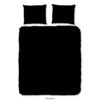 Pure Dekbedovertrek "uni Dessin" - Zwart - (240x200/220 Cm) - Microfiber -Winkel Voor Premium Beddengoed 1000133498