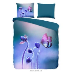 Pure Davine Dekbedovertrek Paars-Lits-jumeaux (240 X 200/220 Cm)