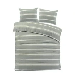 Day Dream Dekbedovertrek Seefeld Flanel - 200x200/220cm - Groen