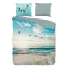 Good Morning Dekbedovertrek "strand/ Zee" - Aqua - (240x200/220 Cm) - Katoen 1 Good Morning Dekbedovertrek "strand/ Zee" - Aqua - (240x200/220 Cm) - Katoen -Winkel Voor Premium Beddengoed 1000143107