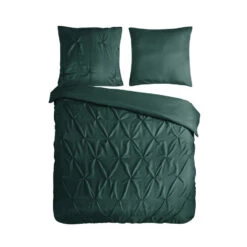 Pure Dekbedovertrek Luxe Chesterfield Groen-2-persoons (200 X 200/220 Cm)