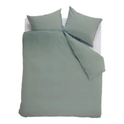 Ambiante Cotton Uni Dekbedovertrek - 260x200/220 - Groen