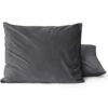 Zavelo Easy All-in-one-Dekbed Velvet Kussenslopen Antraciet (2-stuks) 2 Zavelo Easy All-in-one-Dekbed Velvet Kussenslopen Antraciet (2-stuks) -Winkel Voor Premium Beddengoed 1000156173