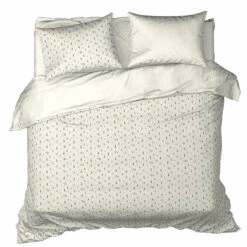 De Witte Lietaer Dekbedovertrek Dentree Soft White - 200 X 200/220 Cm - Flanel