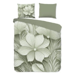 Good Morning Artdeco Dekbedovertrek Groen-Lits-jumeaux (240 X 200/220 Cm)