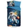 Pure Space Explorer Kinderdekbedovertrek Blauw -Winkel Voor Premium Beddengoed 1000167484