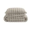 Dekbedovertrek 200x220 – Pompom Design & Warm Flanel Fleece - Beige