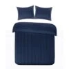 Papillon Dekbedovertrek Satijn Streep - 240x200/220 Cm - Blauw -Winkel Voor Premium Beddengoed 1132353488