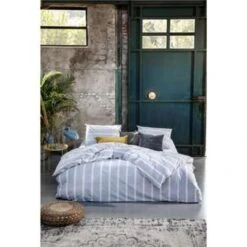 Walra - Dekbedovertrek Stripe Along - 240x220 Cm - Blauw -Winkel Voor Premium Beddengoed 1174274377 0103