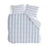 Walra - Dekbedovertrek Stripe Along - 240x220 Cm - Blauw -Winkel Voor Premium Beddengoed 1174274377