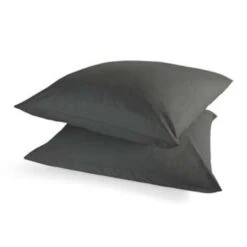 Dindi Home - Kussensloop Plain Beauty - 2x 60x70 Cm - Zwart