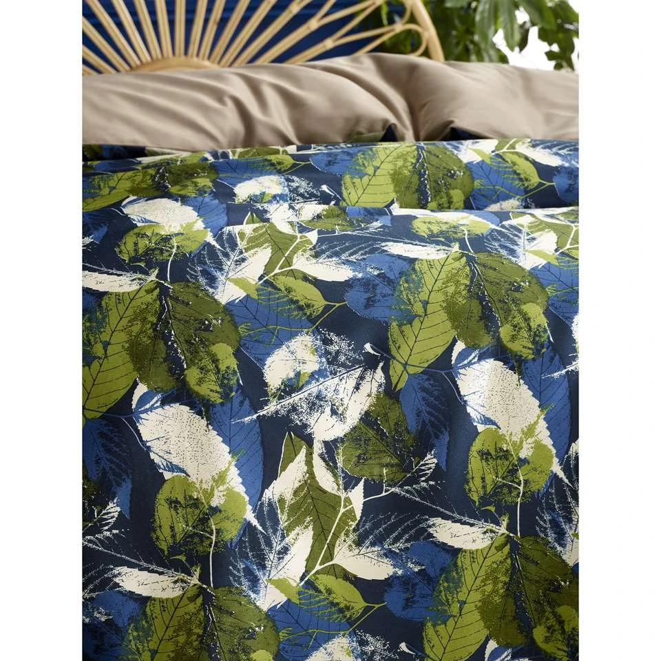 De Witte Lietaer Dekbedovertrek Elm - 140 X 200/220 Cm - Groen 5 De Witte Lietaer Dekbedovertrek Elm - 140 X 200/220 Cm - Groen - Afbeelding 3