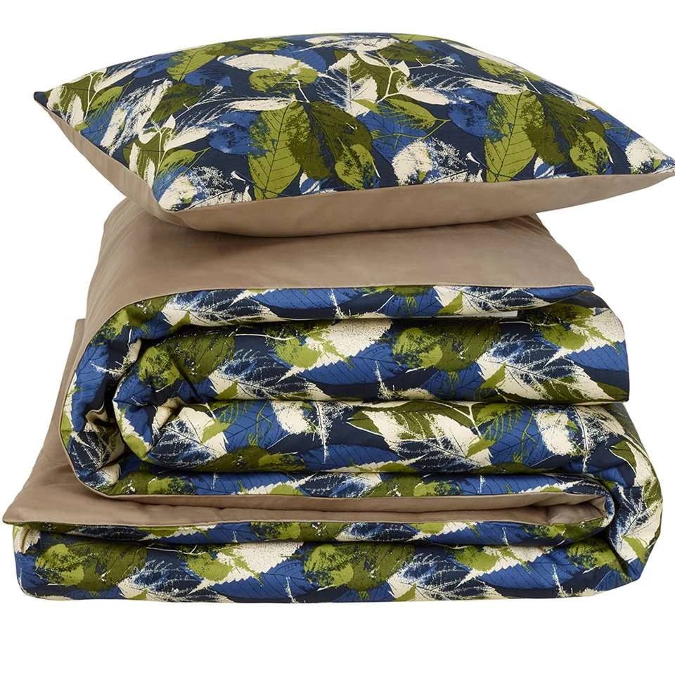 De Witte Lietaer Dekbedovertrek Elm - 140 X 200/220 Cm - Groen 6 De Witte Lietaer Dekbedovertrek Elm - 140 X 200/220 Cm - Groen - Afbeelding 4