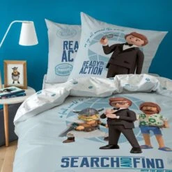 Playmobil Team Dekbedovertrek - Eenpersoons - 140 X 200 Cm - Multi -Winkel Voor Premium Beddengoed 1328651879 0101