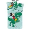 Disney Mickey Mouse Dino Baby Dekbedovertrek - 100x135cm -Winkel Voor Premium Beddengoed 1344892466