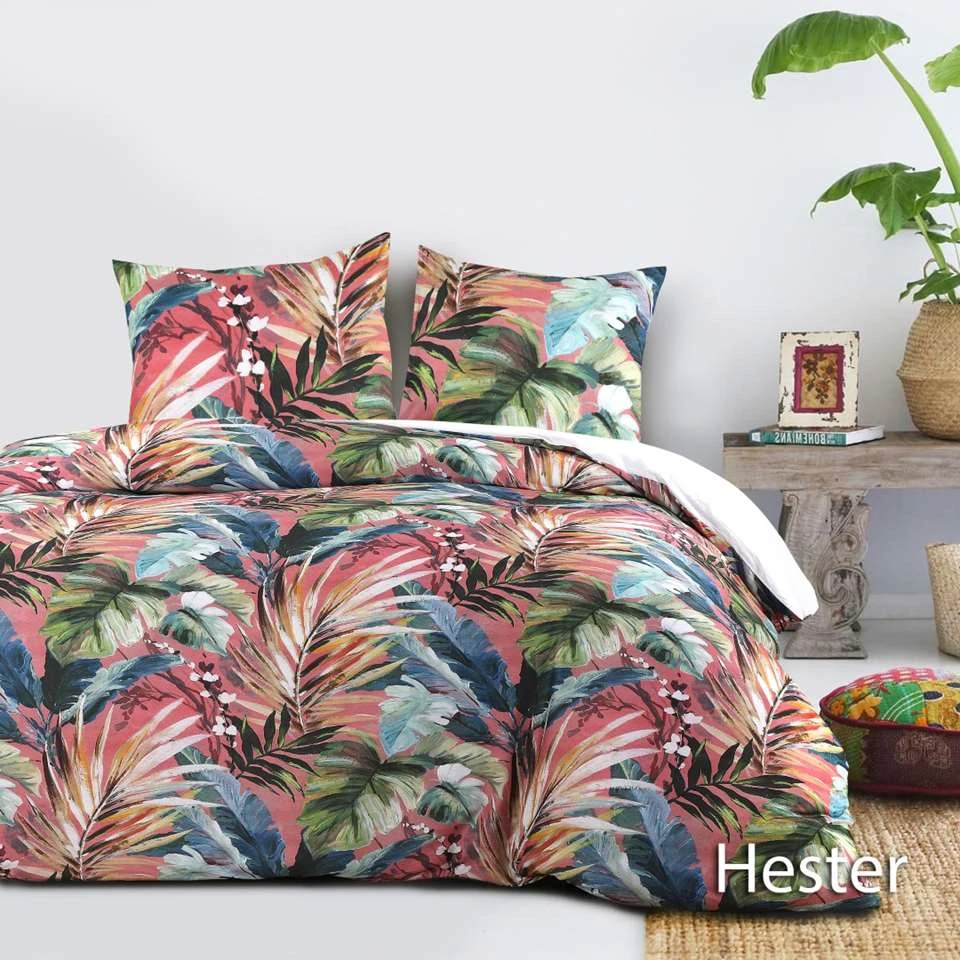 Papillon Dekbedovertrek Hester - 140x200/220 Cm - Multikleur 4 Papillon Dekbedovertrek Hester - 140x200/220 Cm - Multikleur - Afbeelding 2