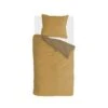 Byrklund - Dekbedovertrek Side Way - 140x220 Cm - Geel / Mosterd -Winkel Voor Premium Beddengoed 1356752270