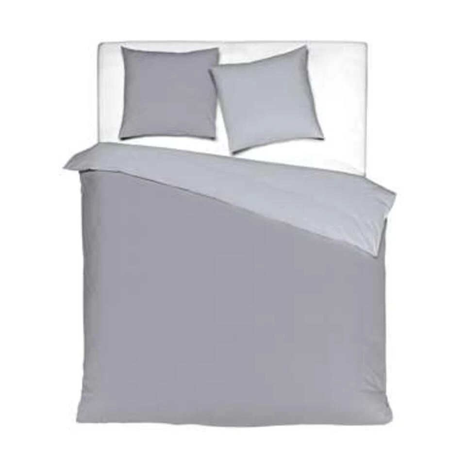 Mistral Home Dekbedovertrek 100% Gewassen Katoen Grijs 260x240 Cm 3 Mistral Home Dekbedovertrek 100% Gewassen Katoen Grijs 260x240 Cm