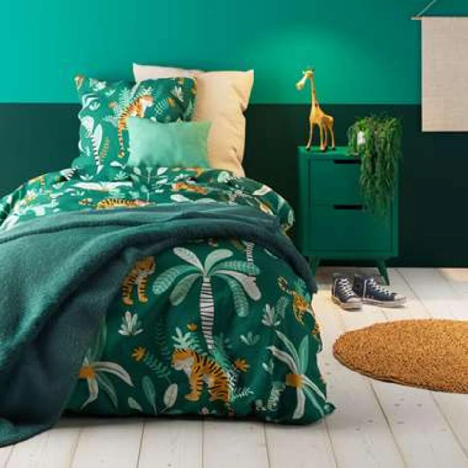 Mistral Home Dekbedovertrek Kids 100% Katoen Tijger 140x200 Cm 4 Mistral Home Dekbedovertrek Kids 100% Katoen Tijger 140x200 Cm - Afbeelding 2