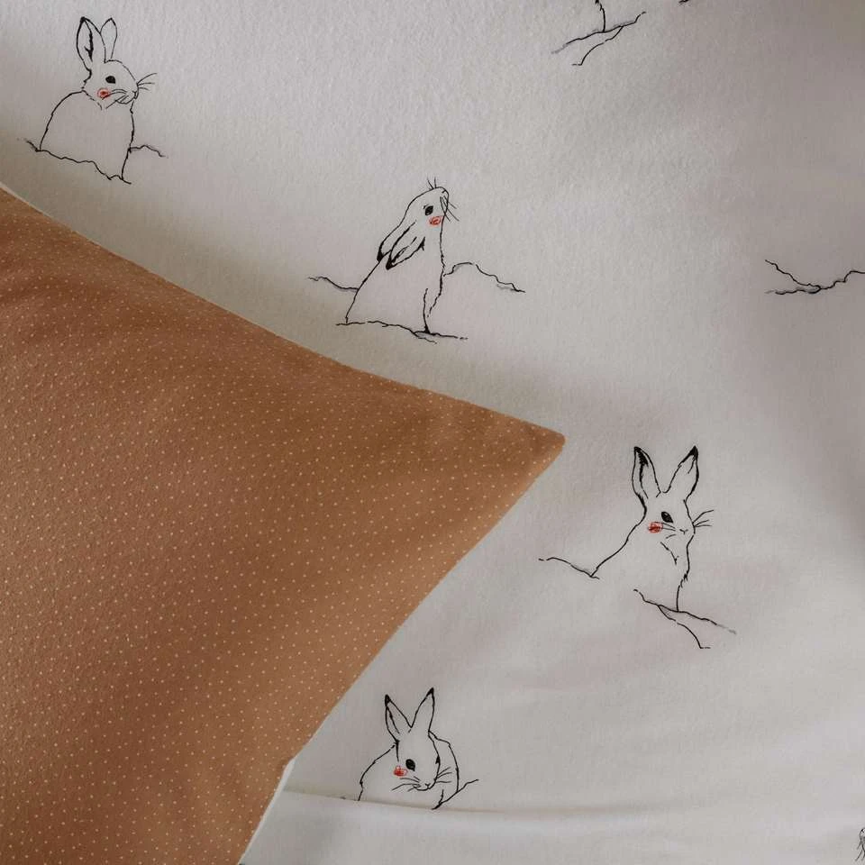 De Witte Lietaer Dekbedovertrek Rabbit -140 X 220 Cm 5 De Witte Lietaer Dekbedovertrek Rabbit -140 X 220 Cm - Afbeelding 3