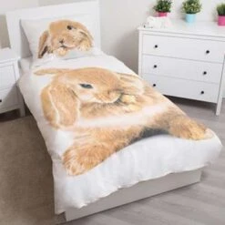 Animal Pictures Konijn - Dekbedovertrek-140x200cm -Winkel Voor Premium Beddengoed 1586635993 0102
