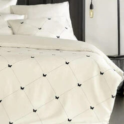 De Witte Lietaer Dekbedovertrek Butterflies-240 X 220 Cm -Winkel Voor Premium Beddengoed 1719677575 0102