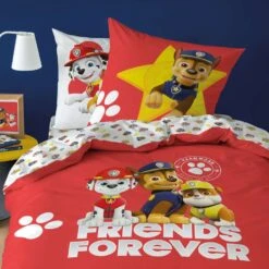 PAW Patrol Trio - Dekbedovertrek - Eenpersoons - 140 X 200 Cm -Winkel Voor Premium Beddengoed 1763234759 0102