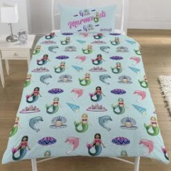 Emoji Unicorns & Mermaids - Dekbedovertrek - Eenpersoons - 135 X 200 Cm - Roze -Winkel Voor Premium Beddengoed 1791265728 0101