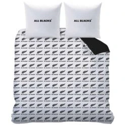 All Blacks Polo - Dekbedovertrek - Lits Jumeaux - 240 X 220 Cm - Zwart -Winkel Voor Premium Beddengoed 1793433207 0102