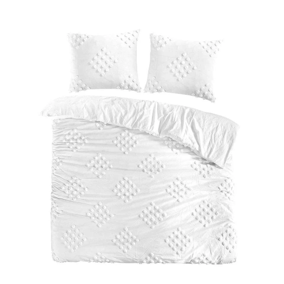 Papillon Deluxe+ Dekbedovertrek Helsinki - 140x200/220 Cm - Wit 3 Papillon Deluxe+ Dekbedovertrek Helsinki - 140x200/220 Cm - Wit