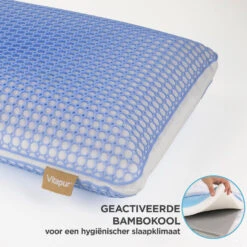 Vitapur Kussen - Hoofdkussen Nekklachten - 40x60 Cm -Winkel Voor Premium Beddengoed 17da8b461b6f47ff9088fdc8ea7ce859