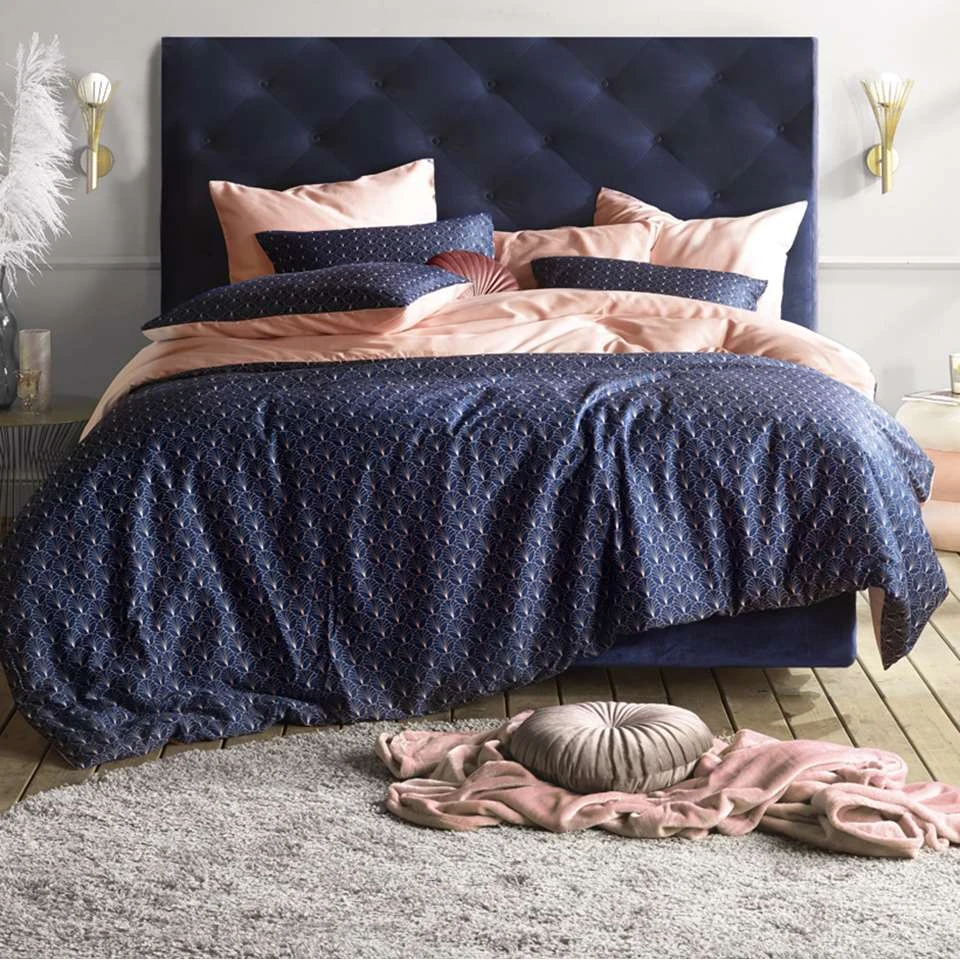 De Witte Lietaer Dekbedovertrek Idyllic - 260 X 240 Cm - Blauw 6 De Witte Lietaer Dekbedovertrek Idyllic - 260 X 240 Cm - Blauw - Afbeelding 4