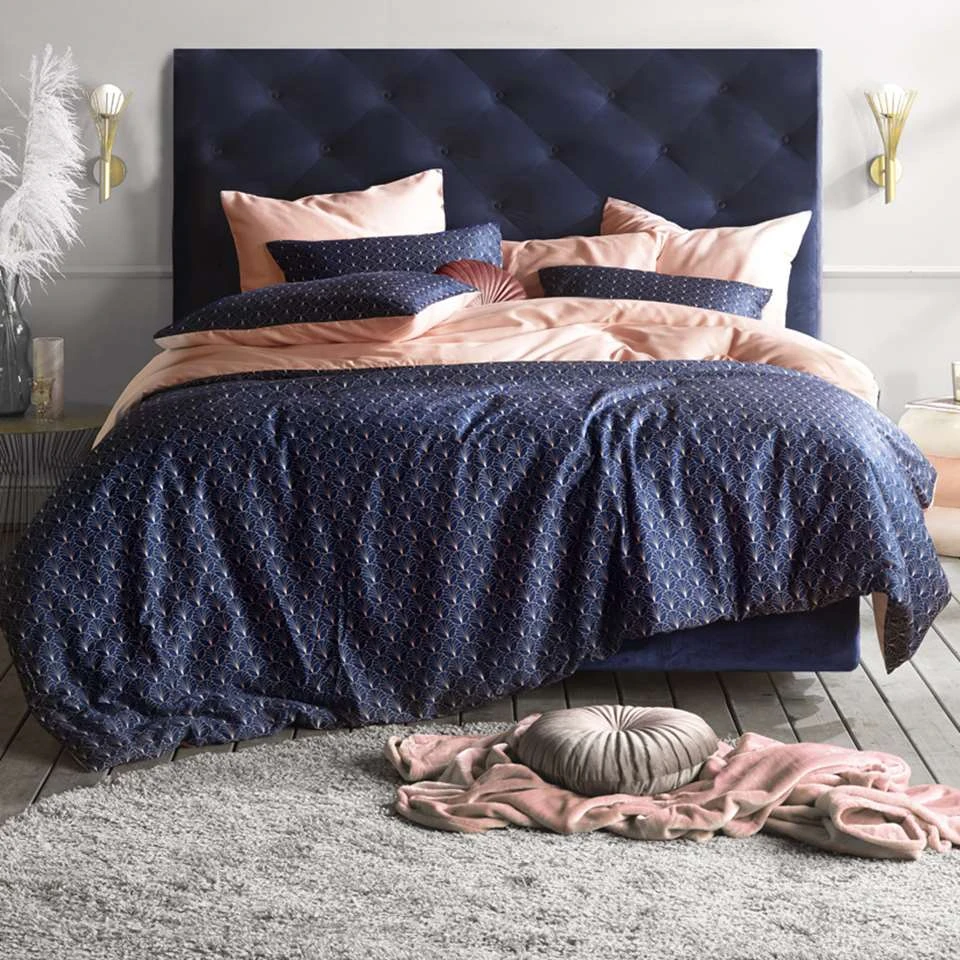 De Witte Lietaer Dekbedovertrek Idyllic - 260 X 240 Cm - Blauw 3 De Witte Lietaer Dekbedovertrek Idyllic - 260 X 240 Cm - Blauw