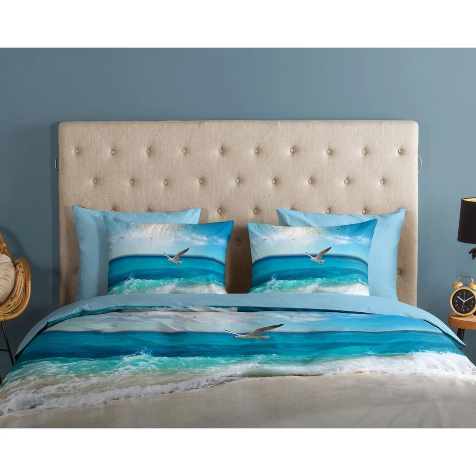 Good Morning Dekbedovertrek "strandthema" - Multi - (240x200/220 Cm) - Katoen 5 Good Morning Dekbedovertrek "strandthema" - Multi - (240x200/220 Cm) - Katoen - Afbeelding 3