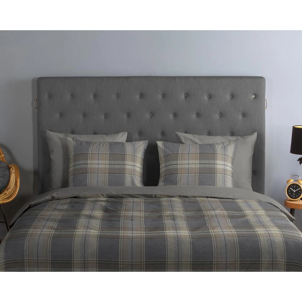 Good Morning Dekbedovertrek "geruite Print" - Multi - (200x200/220 Cm) - Katoen 5 Good Morning Dekbedovertrek "geruite Print" - Multi - (200x200/220 Cm) - Katoen - Afbeelding 3