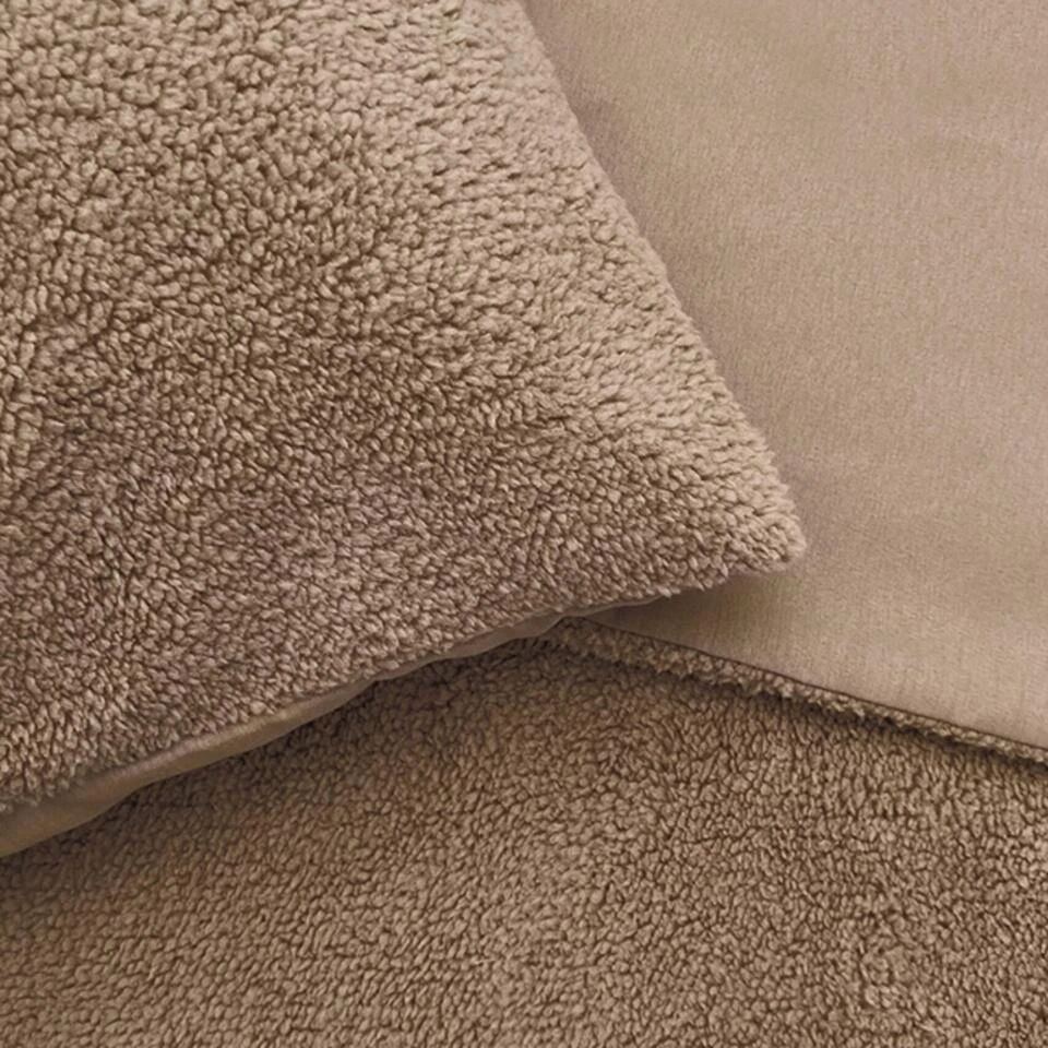 Byrklund - Dekbedovertrek Soft & Fluffy - 200x220 Cm - Taupe 5 Byrklund - Dekbedovertrek Soft & Fluffy - 200x220 Cm - Taupe - Afbeelding 3