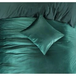 Papillon Dekbedovertrek Uni Velvet - 200x200/220 Cm - Groen -Winkel Voor Premium Beddengoed 220b408ffeec40a8bff1550d73f8176f