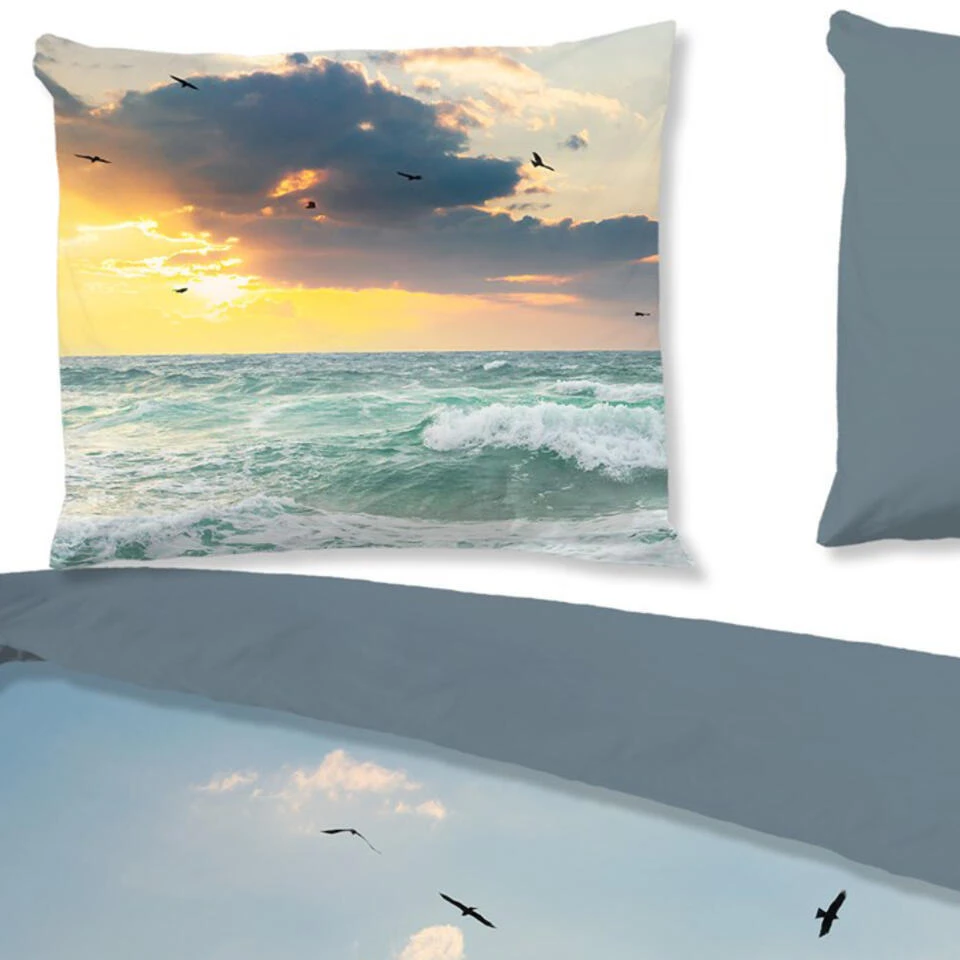 Pure Strand En Zee Dekbedovertrek Multi-1-persoons (140 X 200/220 Cm) 4 Pure Strand En Zee Dekbedovertrek Multi-1-persoons (140 X 200/220 Cm) - Afbeelding 2