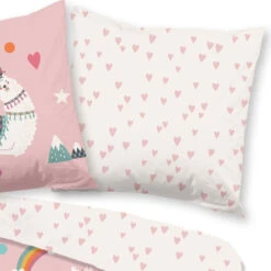 Pure Kinderdekbedovertrek "lama / Alpaca" - Roze - (140x200/220 Cm) - Microfiber 14 Pure Kinderdekbedovertrek "lama / Alpaca" - Roze - (140x200/220 Cm) - Microfiber -Winkel Voor Premium Beddengoed 2589131dad14497aa1e271b585fd8e61