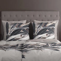 Good Morning Dekbedovertrek "veren" - Grijs - (240x200/220 Cm) - Katoen -Winkel Voor Premium Beddengoed 25eec654b17442a8b80dd08dca82d6cb