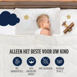 Vitapur Kinderdekbed 140x200 Cm - Kinderkussen 40x60 Cm -Winkel Voor Premium Beddengoed 2d086f2e7f4e4421b328044c63790ba3