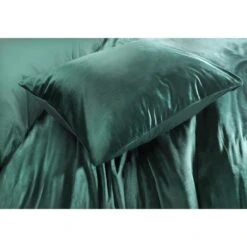 Papillon Dekbedovertrek Uni Velvet - 200x200/220 Cm - Groen -Winkel Voor Premium Beddengoed 2f36415bccfd418891292ae1dbca8be4