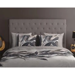 Good Morning Dekbedovertrek "veren" - Grijs - (240x200/220 Cm) - Katoen -Winkel Voor Premium Beddengoed 2fea1a907ffc42ebb20c6a5f0787932b